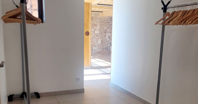 location salle de réception en normandie avec vestiaire